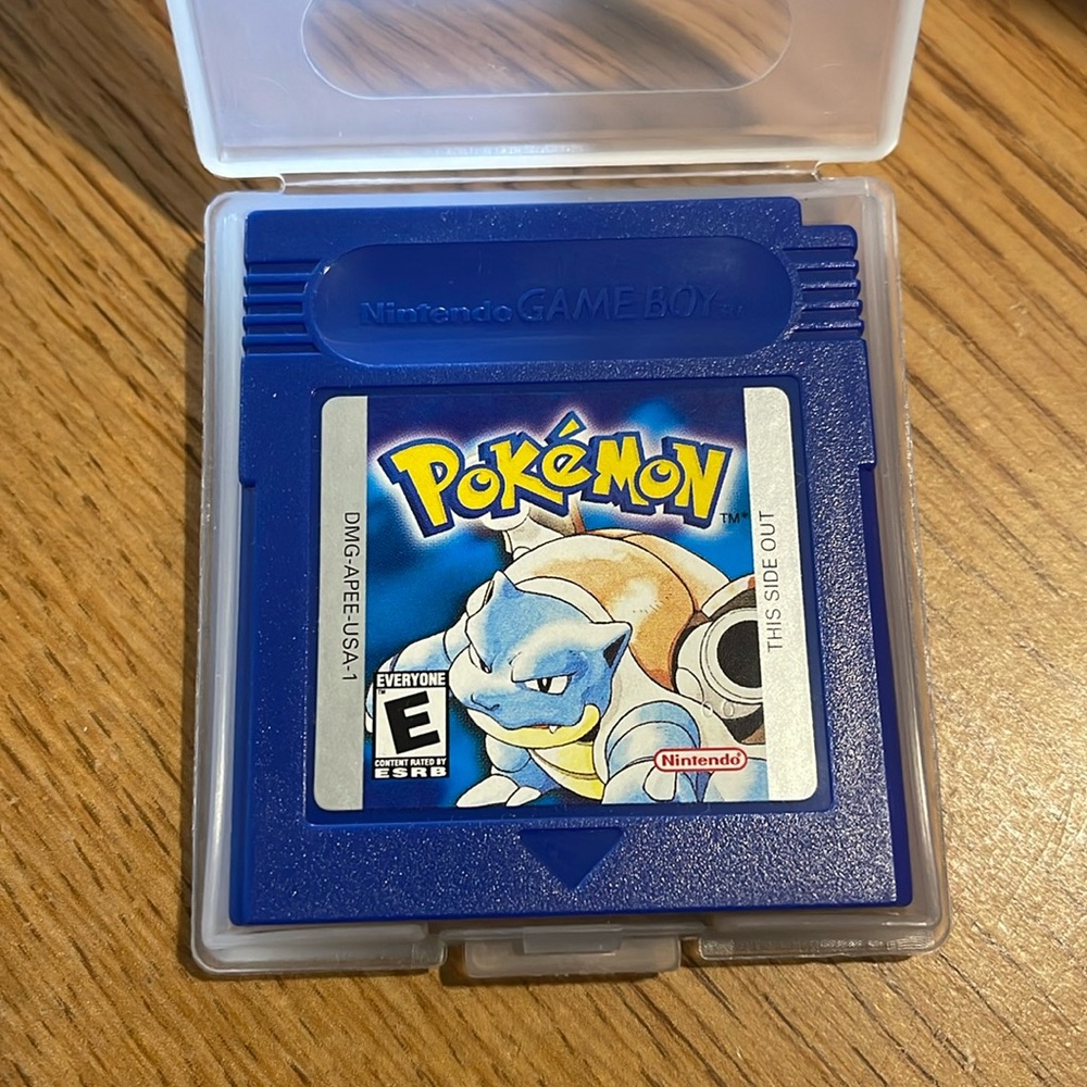 Nintendo Gameboy Pokémon game cartridge--original 1996 version